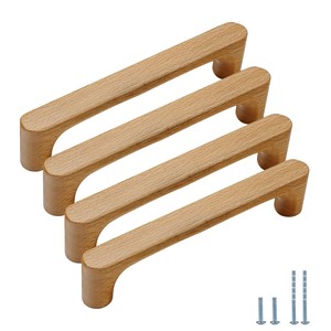 ด้ามจับรูปวงรีไม้กระถินณรงค์ลายทองเหลือง - ขายส่ง B2B - Product Image 4