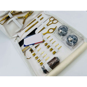 Kit de pinces professionnelles pour extensions de cheveux en micro-perles plaquées or en acier inoxydable avec logo personnalisé, outil professionnel pour extensions de cheveux à bandes adhésives - Product Image 6