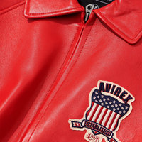 Nouvelle veste en cuir Avirex pour homme de qualité supérieure, personnalisable, couleur personnalisée, élégante, 100% cuir, veste Avirex pour homme