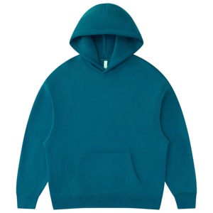 Sweat à capuche unisexe surdimensionné en molleton français 100% coton, streetwear d'hiver, pull avec logo personnalisé, impression sérigraphique écologique - Product Image 4