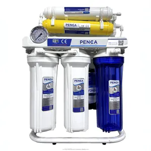 Sistema purificador de água de 7 estágios, melhor preço, sistema de filtro de água por osmose reversa de marca personalizada, sistema Ro, PP, UDF, CTO