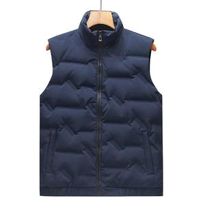 Wholesale High Quality Plus Size <b>Mens</b> Vests <b>Waistcoats</b> <b>Grey</b> Duck Down Filling <b>Mens</b> Puffer Vest Winter Warm <b>Mens</b> Puffer Vest - Product Image 1