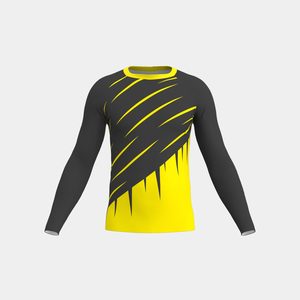 Fitness Rash Guard Long Sleeve <b>Compression</b> <b>Shirt</b> High Elasticity Workout Top Training Wear USA Europe 2026 - Product Image 4