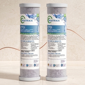 Filtre à eau de remplacement au chloramine de 10 pouces pour filtres CTO, matériau certifié NSF, filtre à eau de qualité supérieure - Product Image 1