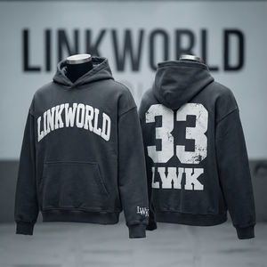 Sweat à capuche surdimensionné pour homme, style tendance, haute qualité, 100% coton, imprimé numérique, chauffant, pour l'hiver - Product Image 1