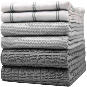 100% Cotton Woven <b>Kitchen</b> Towels 40x90cm Absorbent Hotel Use OEM Manufacturer - Product Image 3