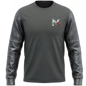 T-shirt Homme Luxe en Coton Peigné Col V Oversize Décontracté Manches Courtes Haute Élasticité Doux Été Quotidien Personnalisable - Product Image 1