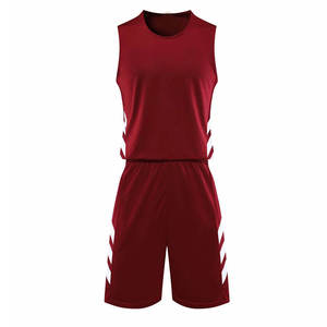 Ensemble d'uniformes de basket-ball couleur personnalisée, 100 % polyester, nouveau design, vêtements de sport imprimés, uniforme de basket-ball unisexe - Product Image 2