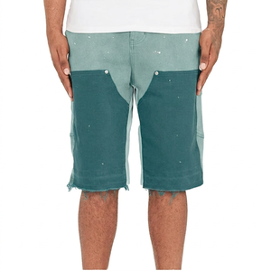 Nouveau style streetwear, shorts en jean déchiré pour hommes, couleur personnalisée, meilleure qualité, 100% coton, design uni respirant. - Product Image 2
