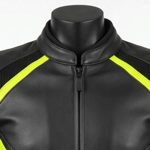Custom Made Unisex Summer Leather Motorcycle <b>Racing</b> <b>Jacket</b> Breathable Windproof Sportswear for Bike Riding - Product Image 4
