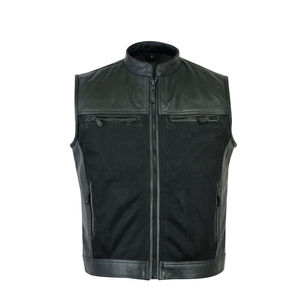 Chaleco de Cuero Genuino de Alta Calidad con Diseño sin Mangas Cómodo y a la Moda - Product Image 1