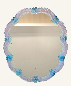 กระจกติดผนังแบบมีกรอบหรูหรา งานแฮนด์เมดจากเดลี โดย SN HANDICRAFTS - Product Image 1