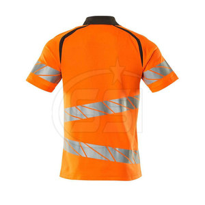 Projects Safety Polo Shirt Reflective High Visibility Waterproof ANSI Class 2 <b>LED</b> Flash Comfortable Fit for Warehouse - Product Image 6