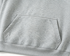 Unisex Solid <b>Grey</b> Pullover Hoodie Casual Long Sleeve <b>Sweatshirt</b> With Kangaroo Pocket - Product Image 6