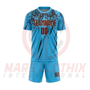 Uniforme de Fútbol de Manga Corta para Niños en Oferta, Diseña Tu Propio Conjunto de Camiseta y Pantalones Cortos de Fútbol a Precio Económico - Product Image 2