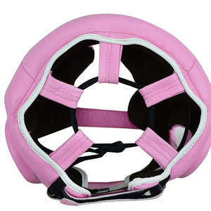 Protector de Cabeza de Boxeo Rojo, Cuero PU, Resistente a Impactos, Cierre de Gancho y Bucle, Doble Visera, para Adultos, Unisex, Uso Universal - Product Image 2