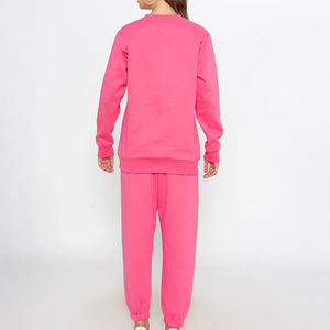 Ladies Relaxed Fit Sweatsuit Wholesale New Arrive Best Design Casual Winter Outfit <b>Set</b> - Product Image 2