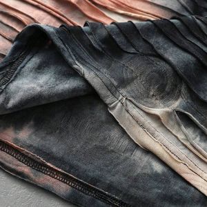Camiseta sin mangas para hombre personalizada, estilo vintage desgastado, rasgada, streetwear, gótica, punk, OEM ODM - Product Image 5