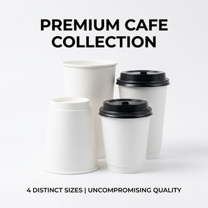 Vaso de Papel Desechable Aislado con Impresión Personalizada, Vaso de Café y Té de Doble Pared, Ecológico, Antiderrames, con Tapa, 4oz 6oz 9oz 10oz 12oz - Product Image 1