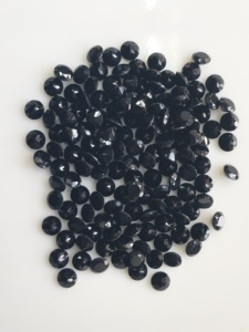 Onyx noir naturel, coupe ronde de 5 mm, pierres précieuses de qualité supérieure, en vrac, pour la fabrication de bijoux - Product Image 2