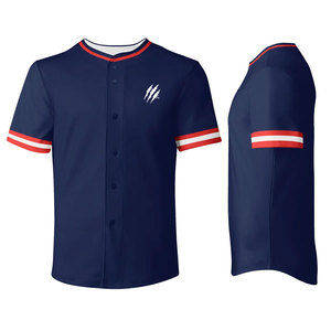Ropa Deportiva, Jersey de Béisbol Personalizado en Color, Jersey de Béisbol de Secado Rápido, Jersey de Béisbol Ajustado para Hombre - Product Image 4