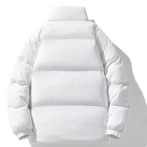 Men’s Winter Quilted Jacket Hooded Puffer <b>Coat</b> Warm Lightweight Insulated Windproof Outdoor Casual Cold Weather Jacket - Product Image 2