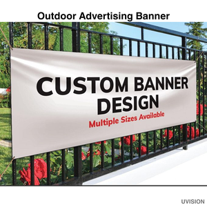 Bannière publicitaire en PVC flexible imprimée UV personnalisée pour extérieur, imperméable, prête à être expédiée - Product Image 5