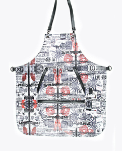 Capa de Peluquería con Cintura Ajustable y Dos Bolsillos para Uso en Salón - Product Image 1