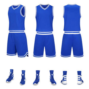 Tenue de basketball en tissu sublimé, ensemble maillot et short pour équipes de basketball, tenue d'entraînement pour jeunes et hommes - Product Image 3