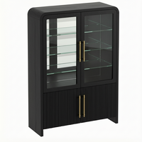 Meuble de présentation PKP en bois massif, table basse moderne, vitrine TV pour salon, mobilier pliable écologique, vente en gros, sur mesure