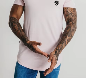 Camiseta Blanca de Manga Corta para Hombre, Cuello Redondo, Corte Ajustado, Algodón Jersey, Estilo Casual con Logotipo Estampado en la Parte Delantera - Product Image 4