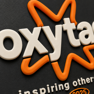 Oxytag 3D Rubber <b>Patch</b> Star Shape <b>Sew</b>-<b>On</b> Embossed Logo 2026 Gift Wholesale Rate OEM Custom Rubber <b>Patch</b> Cheap Price <b>Patches</b> - Product Image 3