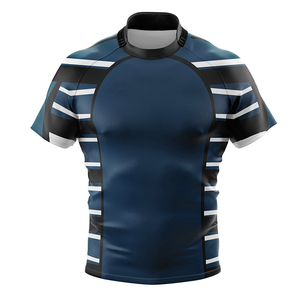 Custom Rugby Jersey Performance <b>Shirt</b> Quick Dry Breathable Rugby Teamwear Short Sleeve Slim Fit <b>Polyester</b> <b>T</b>-<b>Shirt</b> - Product Image 6