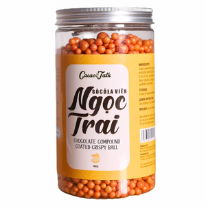 Meilleure Vente Chocolat Composé en Gros Fabrication OEM/ODM HALAL Perles de Chocolat Dorées Solides et Croustillantes pour Décoration de Gâteaux - Product Image 1