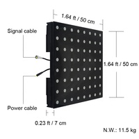 Nouveau design disco éclairé mariage sans couture led star vidéo piste de danse tapis avec commande ipad à vendre