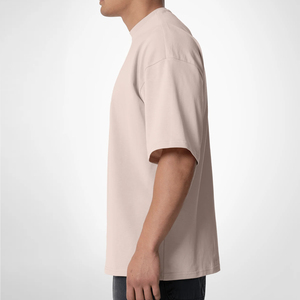 เสื้อยืดโอเวอร์ไซส์ผู้ชายสไตล์วินเทจ ผ้าคอตตอนหนานุ่ม ทรงหลวม แขนสั้น แฟชั่นสตรีทแวร์ สำหรับผู้ชาย - Product Image 5