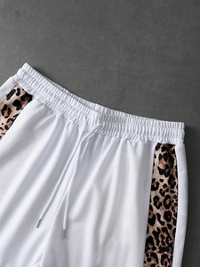 Ropa de entrenamiento y jogging de verano para hombre, conjunto de camiseta de manga corta y pantalones cortos, conjunto de 2 piezas, pantalones cortos, chándal para hombre, chándal deportivo. - Product Image 3