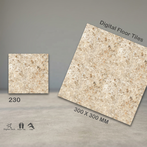 Carreaux de sol en céramique antidérapantes, 300x300mm, carreaux de cuisine et salle de bains de couleur bois, 4 pièces - Product Image 2