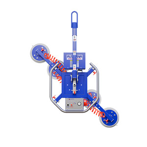 Lève-vitre électrique AUSAVINA 500 kg pour verre avec 4 ventouses, rotation et inclinaison à 90 degrés - Certifié CE - Product Image 4