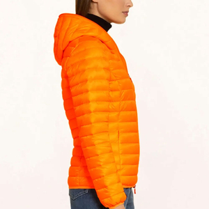 OEM Wholesale Rate Winter Custom Waterproof Breathable Best Material Hooded Puffer <b>Jacket</b> Women Casual Streetwear 100% Polyester - Product Image 6