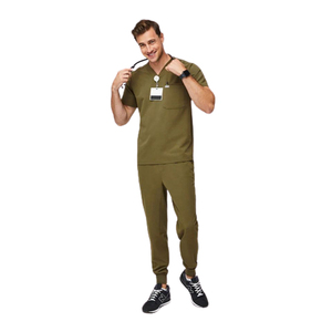 Nuevos Uniformes Médicos de Moda para Hombres, Conjuntos de Uniformes de Enfermería, Ropa para Lavado a Mano - Product Image 1