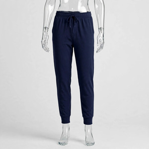 <b>Men's</b> <b>Navy</b> Blue Elastic Waist Drawstring Breathable Quick Dry High Street Canvas Sweatpants Casual <b>Joggers</b> Side Pockets Summer - Product Image 2