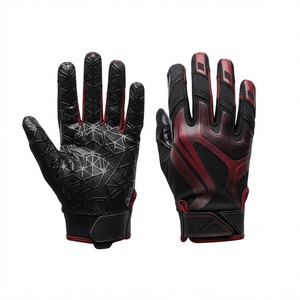 Gants de football américain personnalisés imprimés pour l'entraînement, les matchs et la compétition, légers, antidérapants, avec une adhérence protectrice - Product Image 3