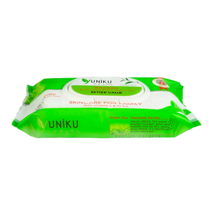 Yuniku ผ้าเช็ดทำความสะอาดสำหรับเด็กสูตรอ่อนโยนด้วยน้ำบริสุทธิ์สำหรับผิวที่บอบบาง - Product Image 4