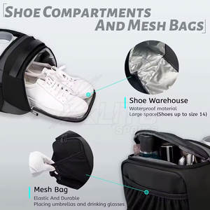 Bolsa de Gimnasio Unisex de Primera Calidad, Gran Capacidad, Poliéster y Nailon Duraderos, Correa Ajustable, Diseño Cómodo para el Uso Diario - Product Image 3