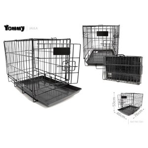 Jaula para mascotas Yommy de 97x57x63cm, plegable, con bandeja, para uso en interiores y exteriores. - Product Image 2