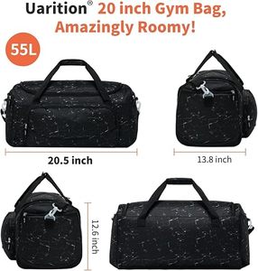 <b>Military</b> Style Cordura <b>Duffle</b> <b>Bag</b> - Heavy Duty Waterproof Travel <b>Bag</b> - Tactical Nylon Gym Holdall for Men Outdoor - Product Image 5