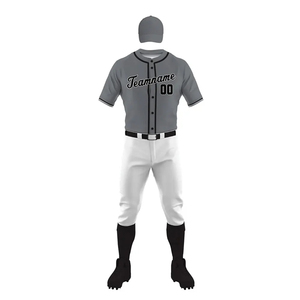 Best Quality Custom College Baseball Uniforms Sublimation Moisture-Wicking Breathable Lightweight Team Apparel Jersey Pants Set - Product Image 2