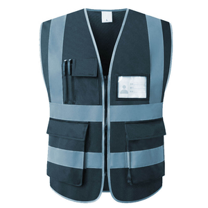 Reflective Safety Vest Lightweight Polyester Mesh Fabric Fluorescent High Visibility Workwear Europe Standard Safety Vest - Product Image 1