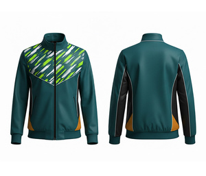 Premium Quality Sublimated <b>Track</b> <b>Jacket</b> Running and Fitness Wear Warm Breathable Quick Dry | Sizes <b>Men</b> Women Youth - Product Image 2